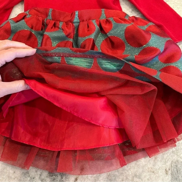 Bonnie Baby Holiday 2 Pc Onesie and Skirt Size 18 Month - Picture 8 of 8